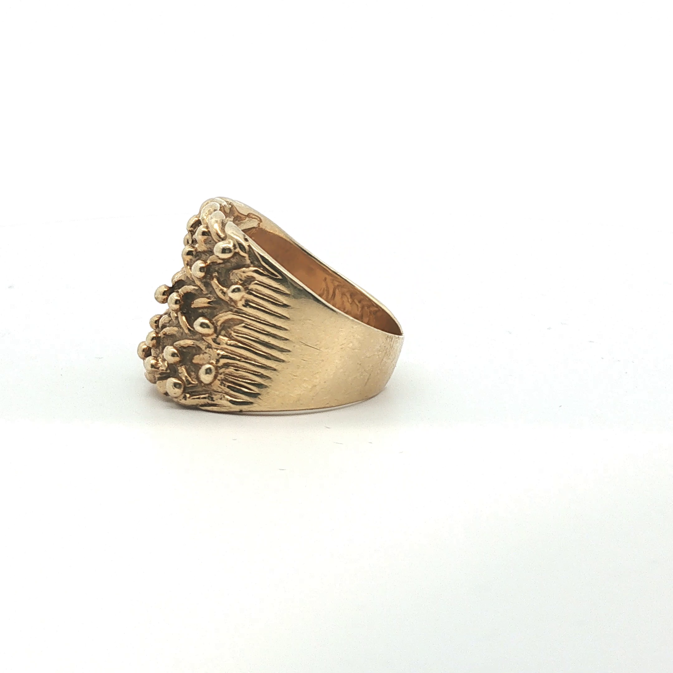 Size Y1/2 - Pre Owned - 9ct - 5 Row Keeper Ring - ( 12.03g ) - Goldbank Jewellers