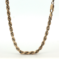 32" - Pre Owned - 9ct - Rope Chain - ( 23.86g ) - Goldbank Jewellers