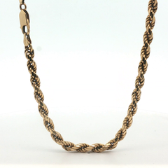 32" - Pre Owned - 9ct - Rope Chain - ( 23.86g ) - Goldbank Jewellers