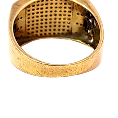 9CT Pre-owned Elegant Gold and CZ Ring - Goldbank Jewellers