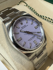 Pre Owned - Rolex OP Lavender Dial - 126000 - 2025 - 36mm - Full Set - Goldbank Jewellers