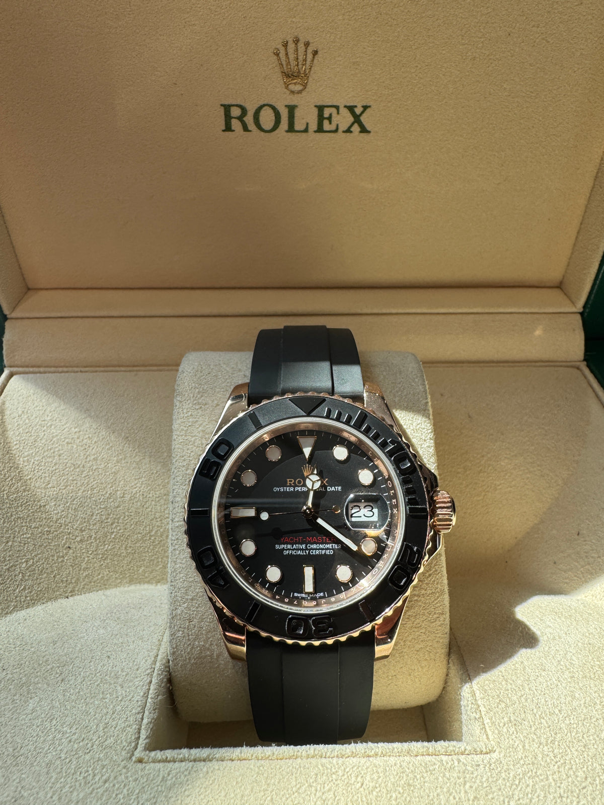 Pre Owned - Rolex Yachtmaster 40 - 2016 - 116655 - 18ct Everose - Box Only