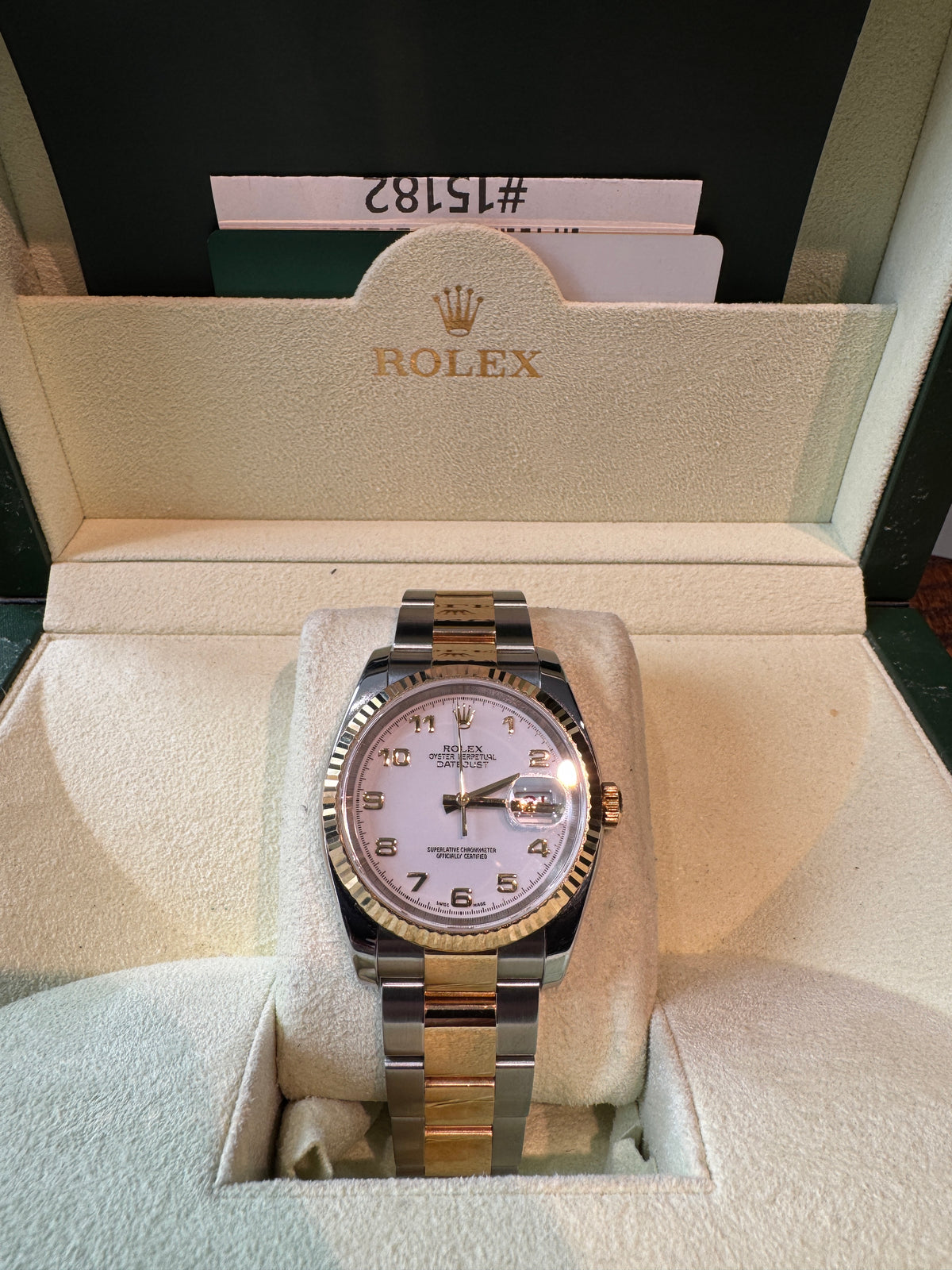 Pre Owned - Rolex Datejust - 116233 - 2005 - 36mm - Box And Rolex Service Card - Goldbank Jewellers