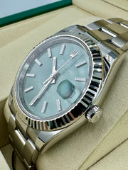 Pre Owned - Rolex Datejust 41 – Mint Green Dial – 126334 (2026 ) - 41mm - Full Set