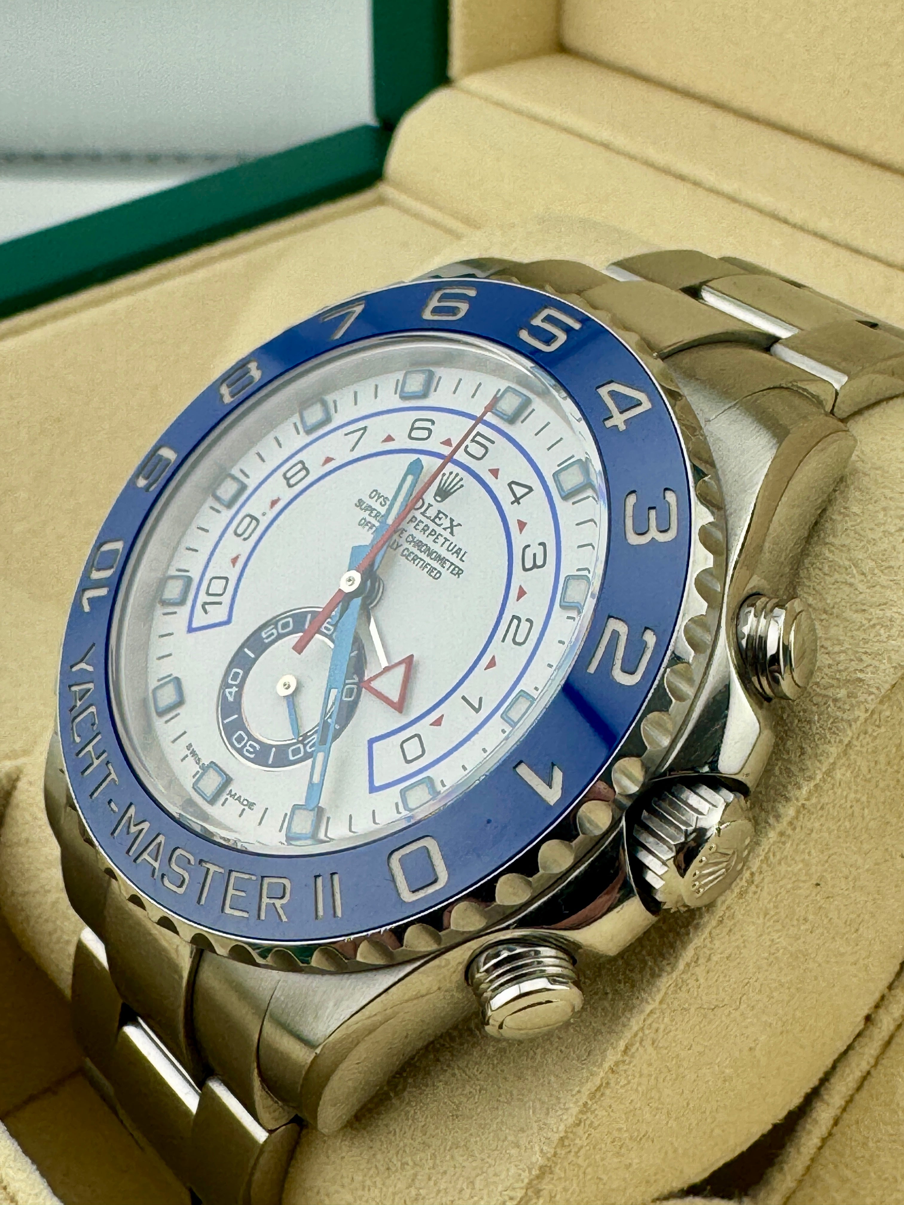 Pre Owned - Rolex Yachtmaster II - 116680- 2016 - 44MM -  Box And Papers - Goldbank Jewellers