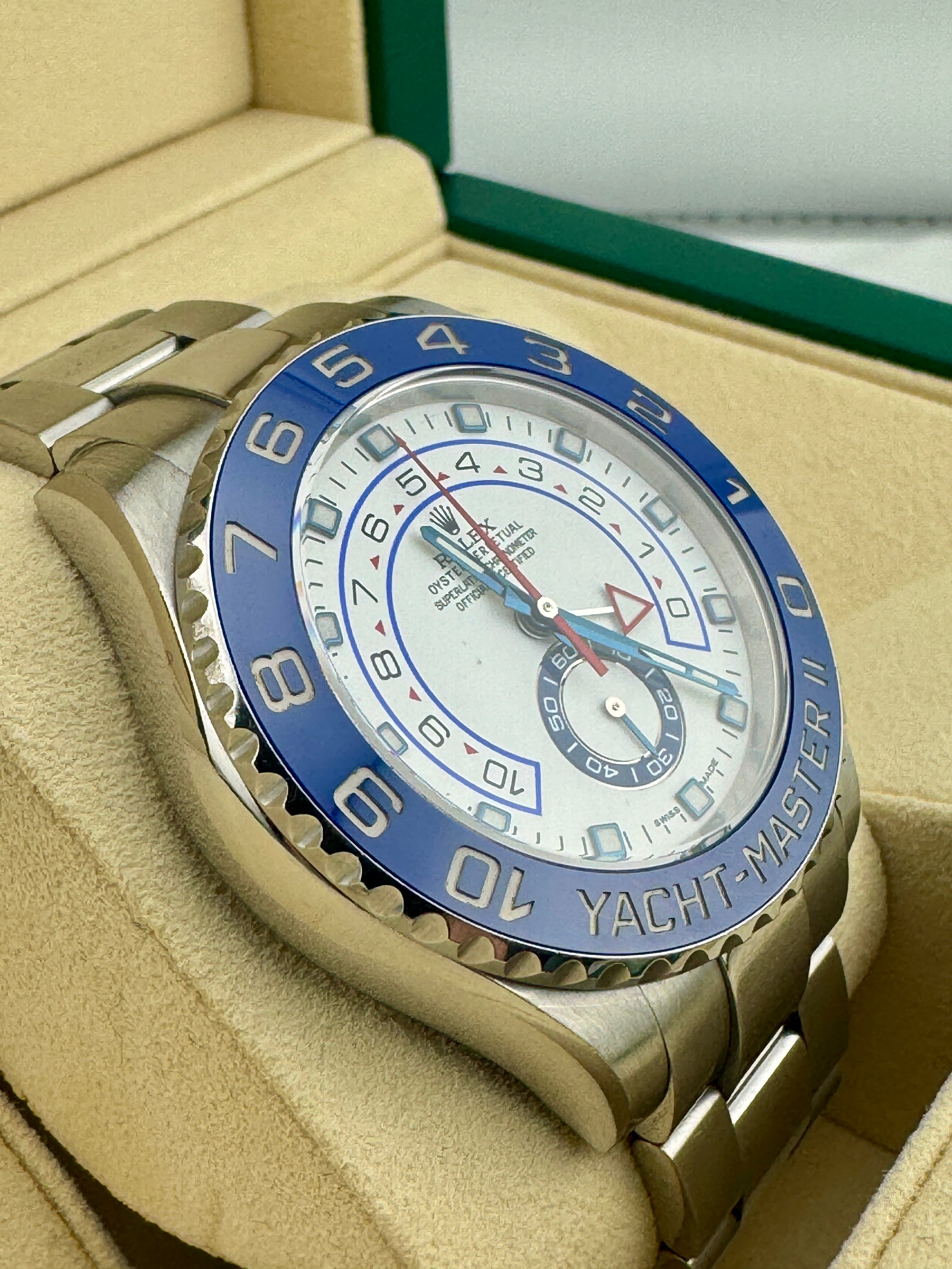 Pre Owned - Rolex Yachtmaster II - 116680- 2016 - 44MM -  Box And Papers - Goldbank Jewellers