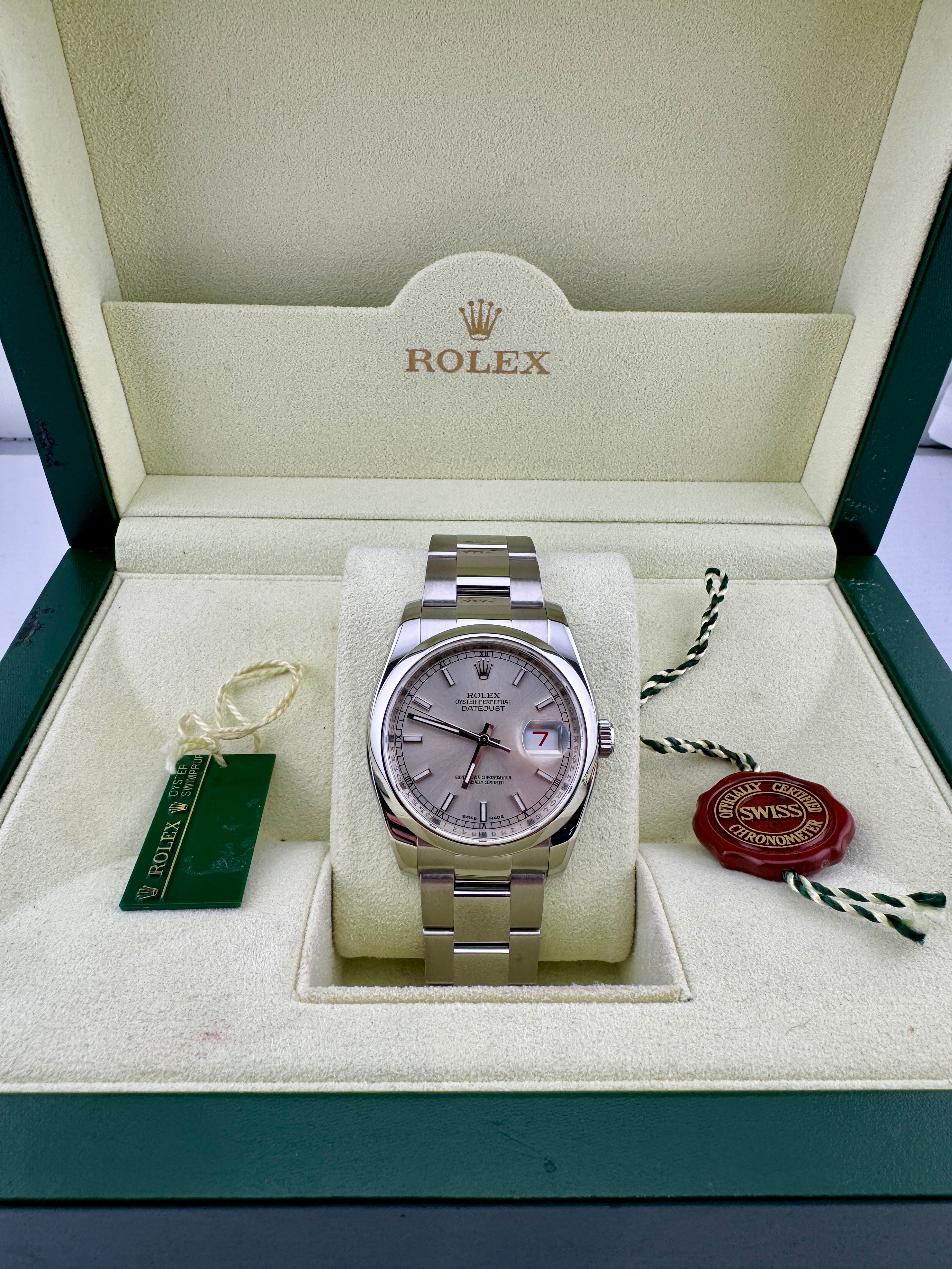 Pre Owned - Rolex Datejust - 116200 - 2006 - 36mm - Full Set - Goldbank Jewellers