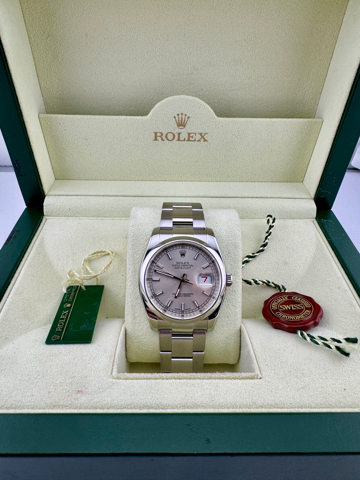 Pre Owned - Rolex Datejust - 116200 - 2006 - 36mm - Full Set - Goldbank Jewellers
