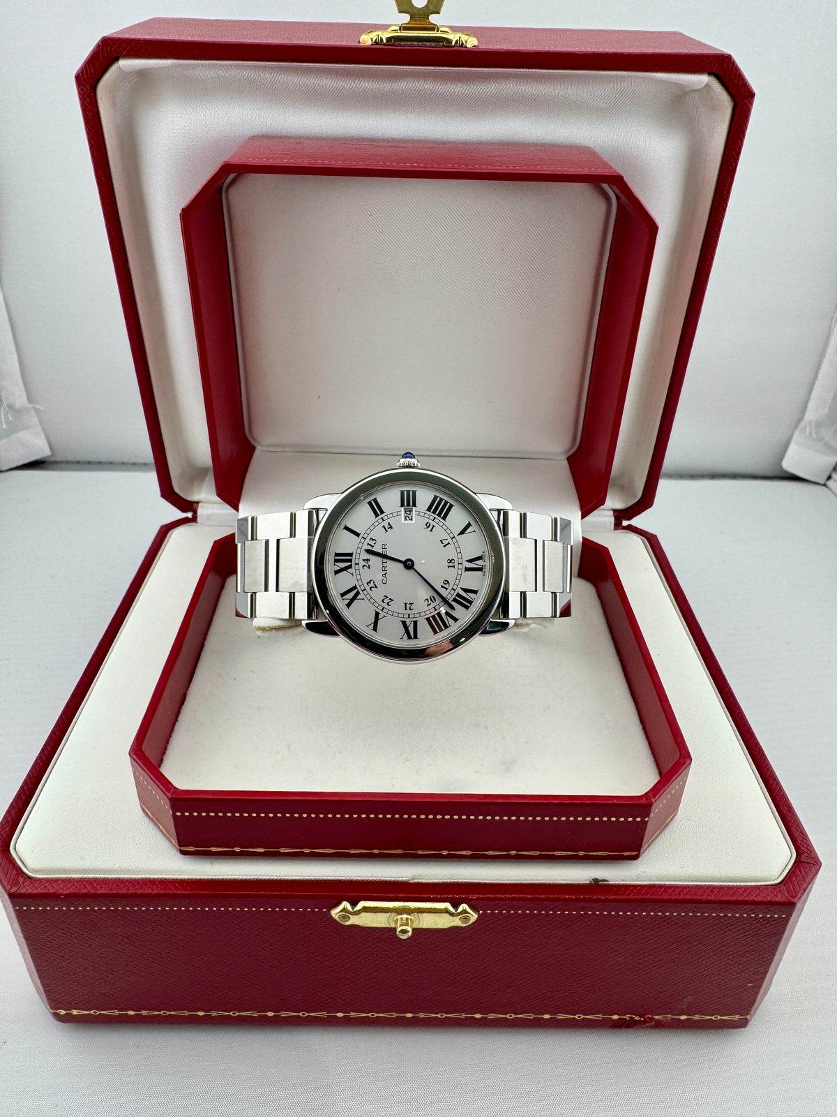 Pre Owned - Cartier Ronde Solo - 3603.-  Box And Card