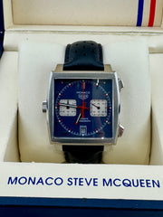 Pre Owned - Tag Monaco " Steve McQueen " - 2016 - Box And Papers