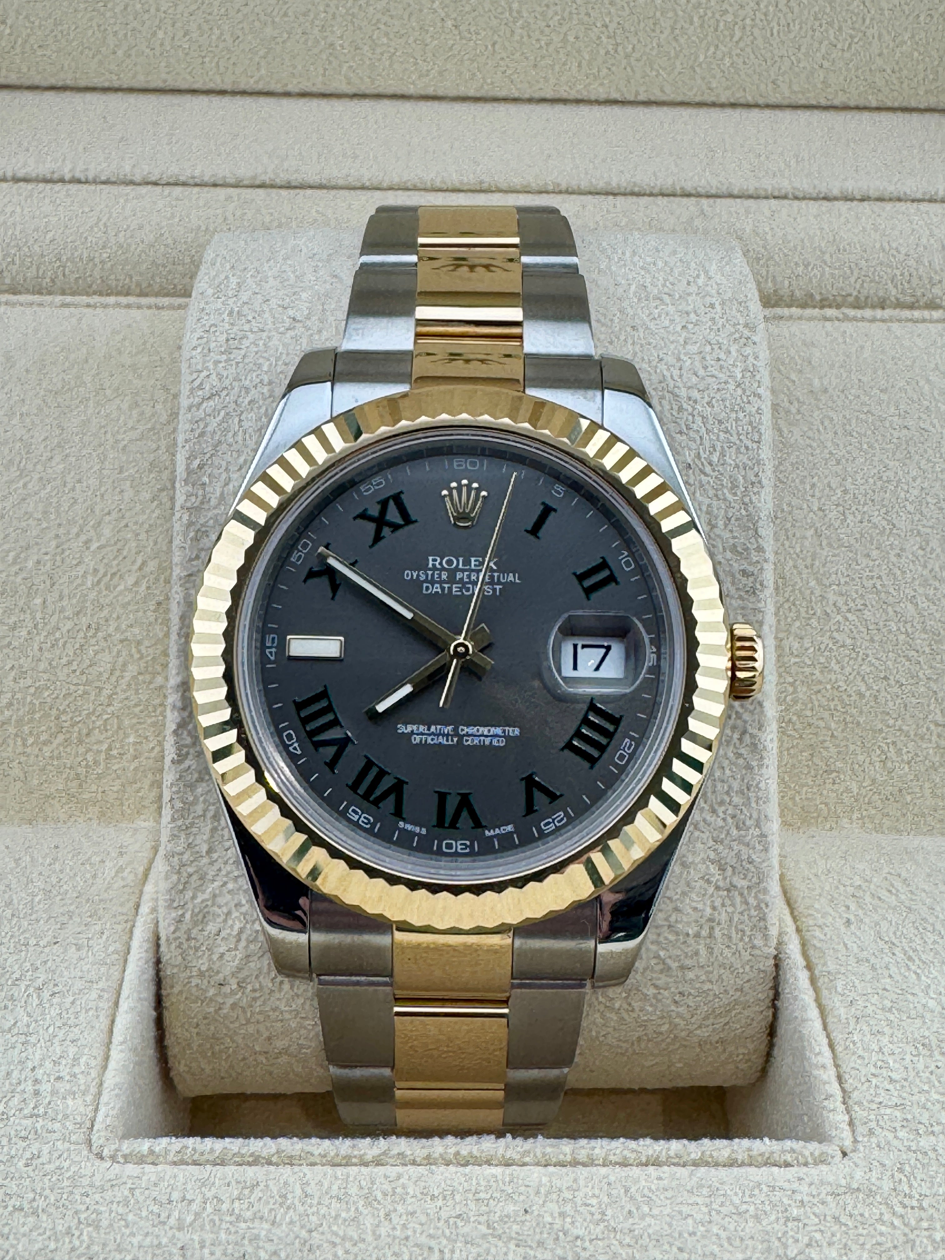 Pre Owned - Rolex Datejust - Wimbledon Dial - 41mm - 116333 - 2010 - Box And Papers - Goldbank Jewellers
