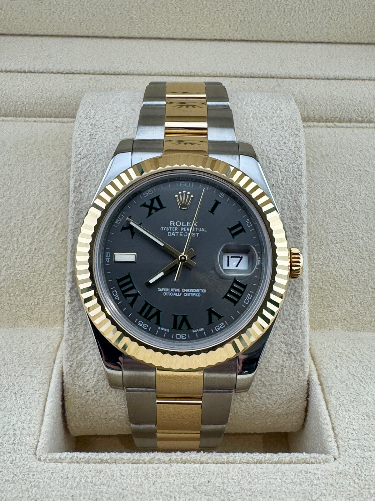 Pre Owned - Rolex Datejust - Wimbledon Dial - 41mm - 116333 - 2010 - Box And Papers - Goldbank Jewellers