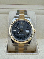 Pre Owned - Rolex Datejust - Wimbledon Dial - 41mm - 116333 - 2010 - Box And Papers - Goldbank Jewellers