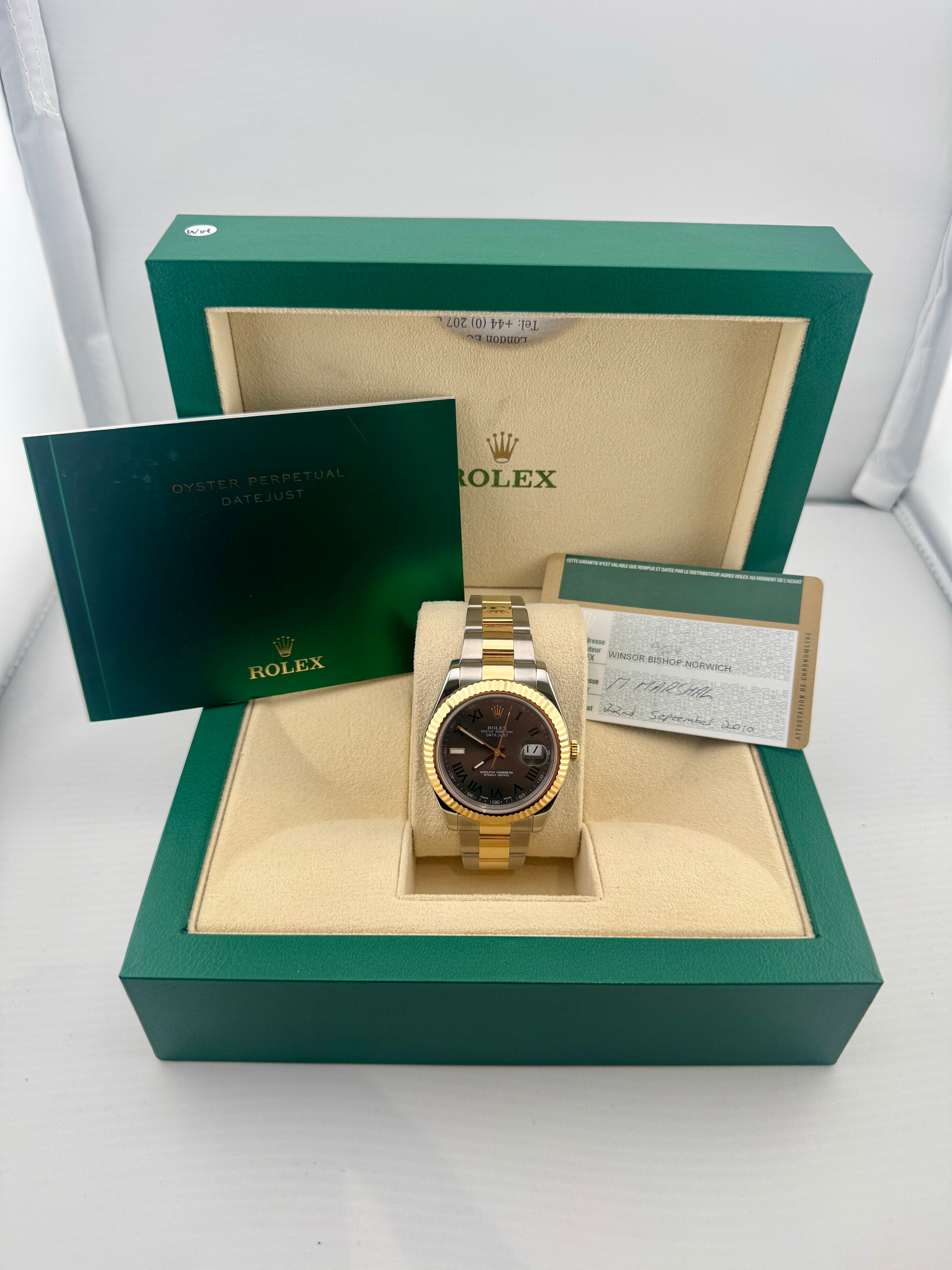 Pre Owned - Rolex Datejust - Wimbledon Dial - 41mm - 116333 - 2010 - Box And Papers - Goldbank Jewellers