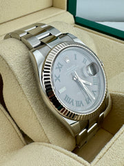 Pre Owned - Rolex Datejust - Wimbledon Dial - 126334 - 41mm - 2019 - Box And Papers - Goldbank Jewellers