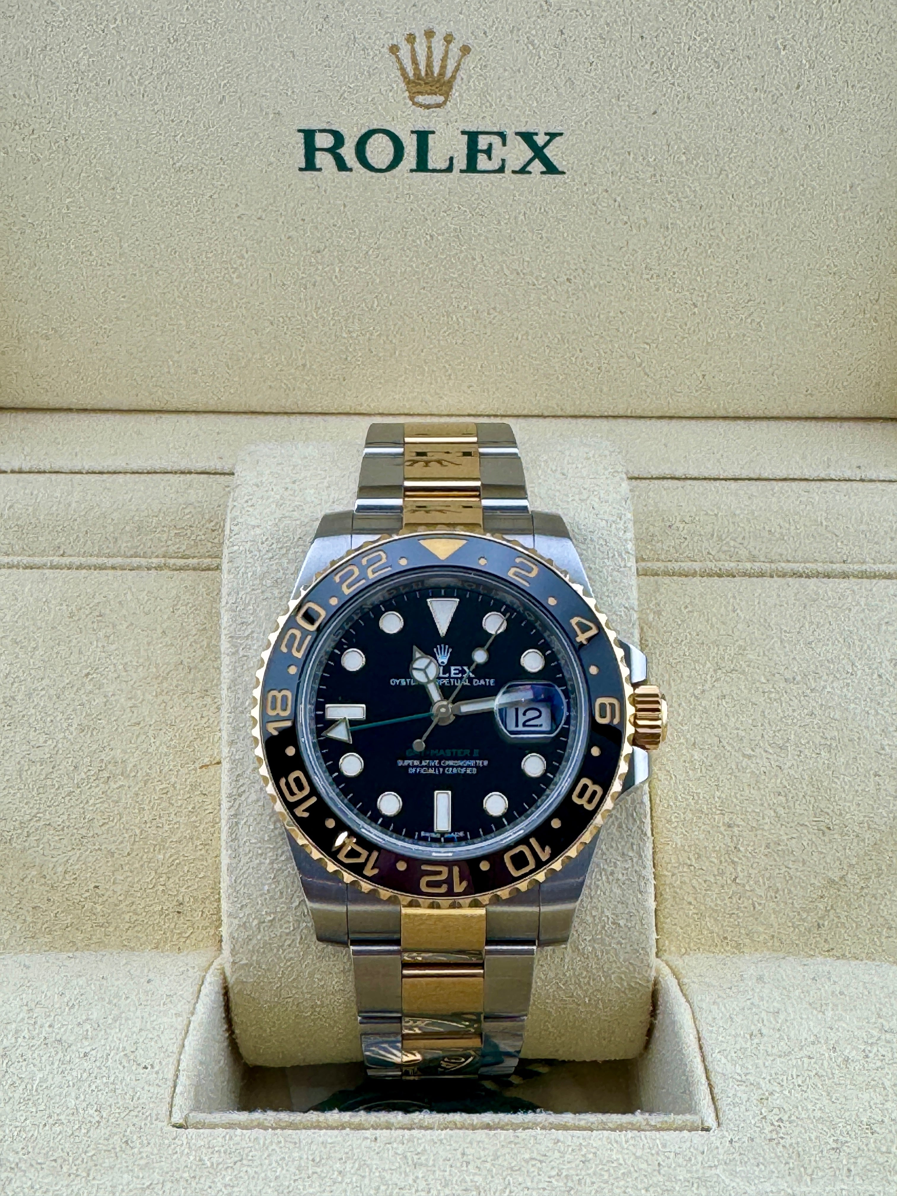 Pre Owned - Rolex GMT Master II - 116713LN - 2018 - Box And Papers - Goldbank Jewellers