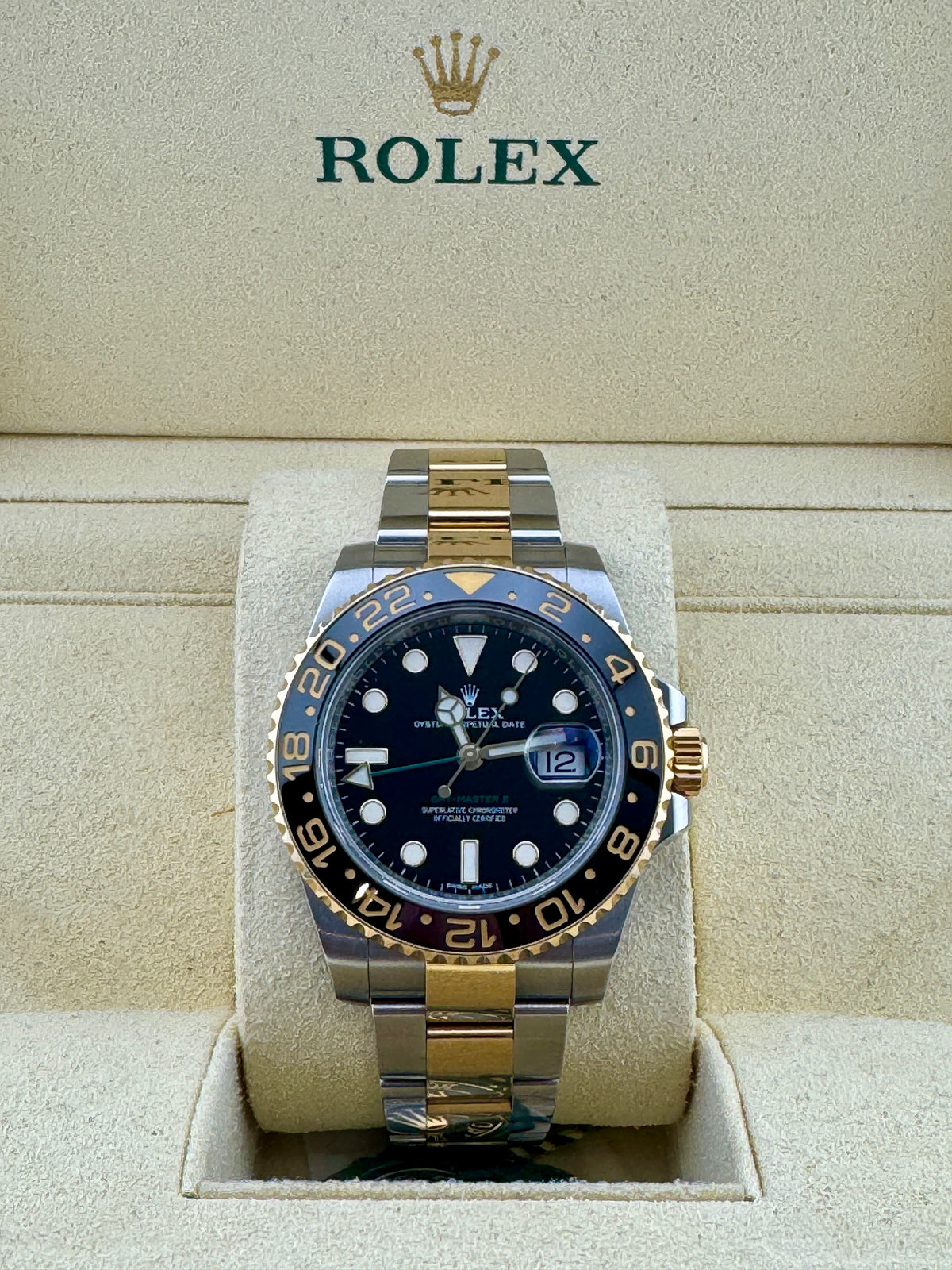 Pre Owned - Rolex GMT Master II - 116713LN - 2018 - Box And Papers - Goldbank Jewellers