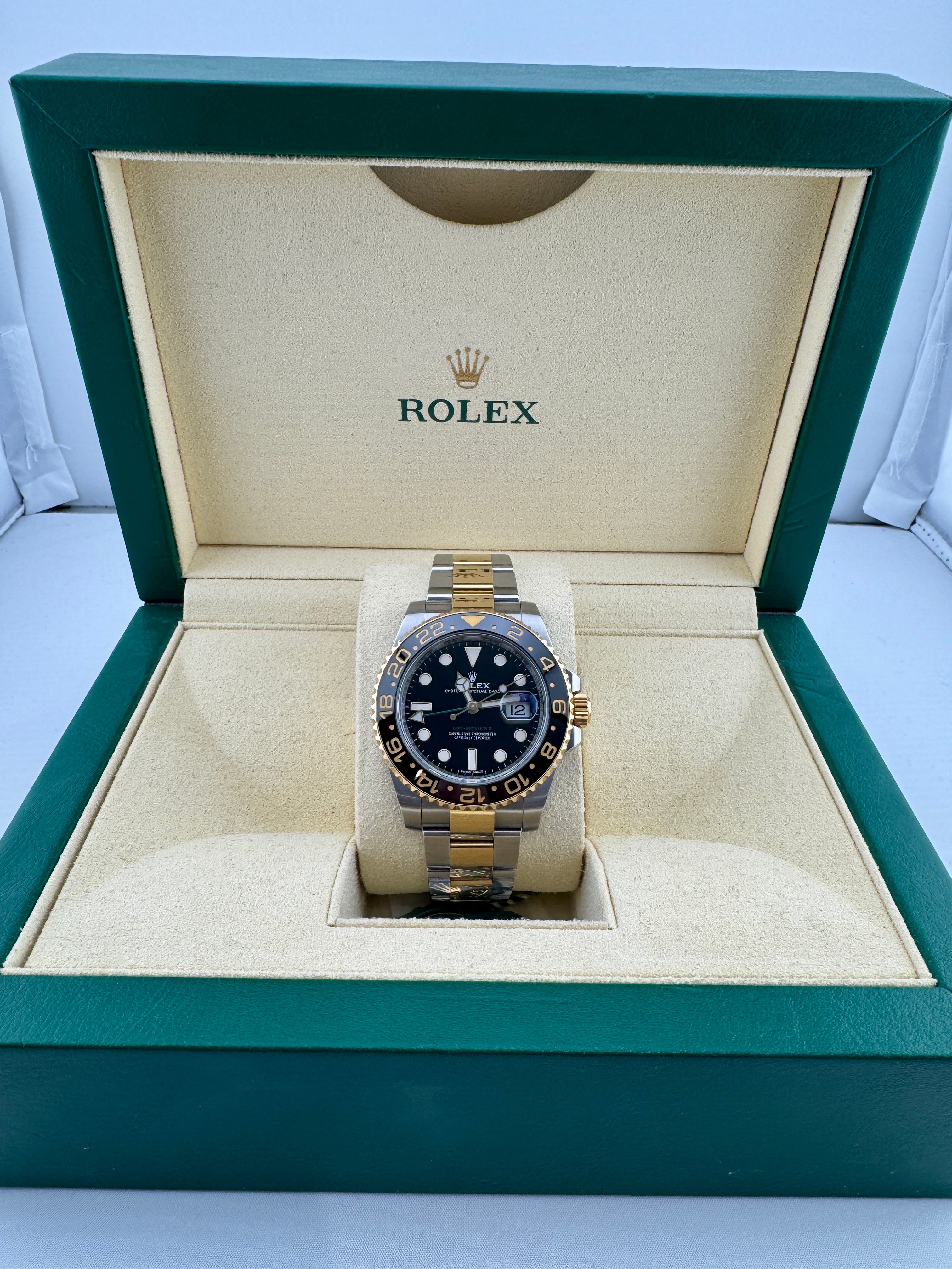 Pre Owned - Rolex GMT Master II - 116713LN - 2018 - Box And Papers - Goldbank Jewellers