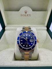Pre Owned - Rolex Submariner " Blusey " - 16613 - 2007 - 40mm - Box And Papers