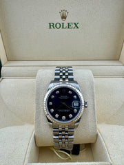 Pre Owned - Rolex Datejust - 31mm - 178274 - Factory Blue Diamond Dial - 2015 - Box And Papers