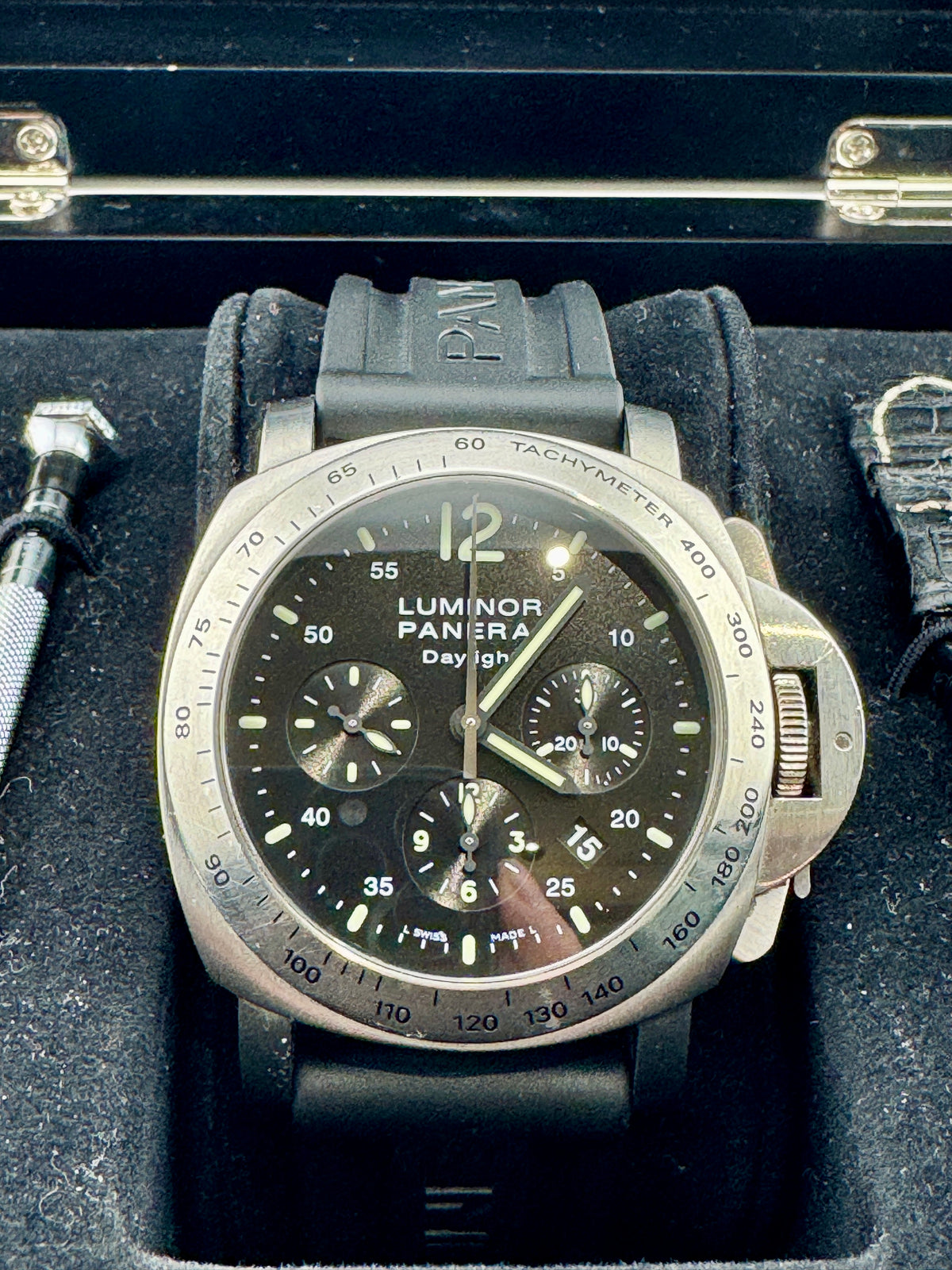Pre Owned - Panerai Daylight - J1897/2100 - 44MM - Box And Accessories Only
