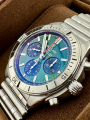 Pre Owned - Breitling Chronomat Green Dial - 2021 - 44mm - AB0134 - Full Set