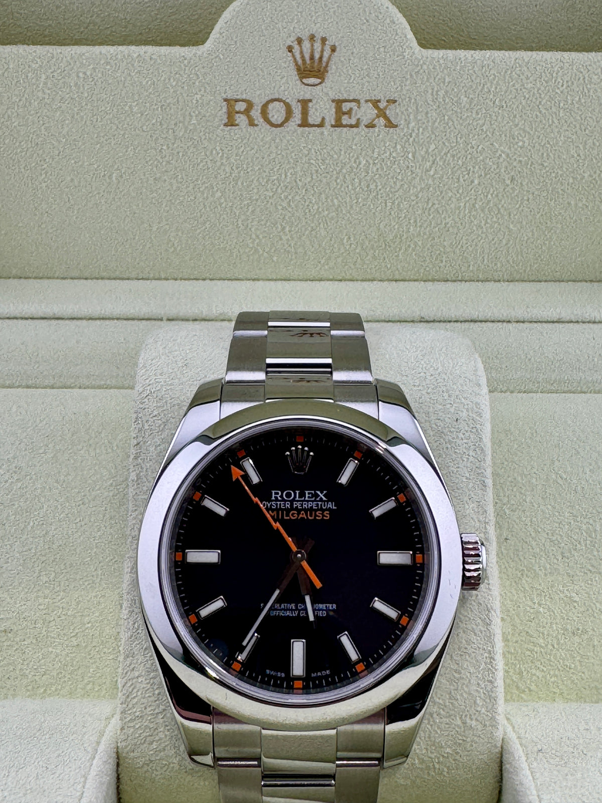 Pre Owned - Rolex Milgauess - 116400 - 2009 - Box And Papers