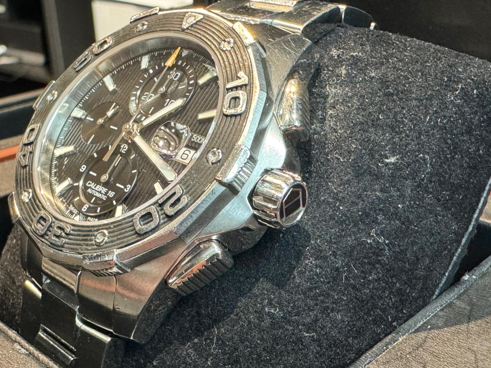 TAG Heuer Aquaracer 500m Chronograph – CAJ2110 – 46mm – 2012 – Box & Papers - Goldbank Jewellers