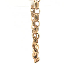 25" - Pre Owned - 9ct - Patterned Belcher Chain - ( 62.95g ) - Goldbank Jewellers