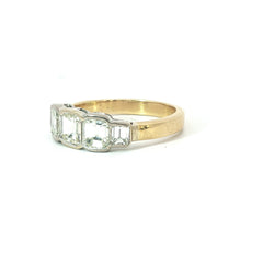 Pre-Owned 18ct Yellow Gold Five-Stone Asscher Cut Diamond Ring – 2.25ct
