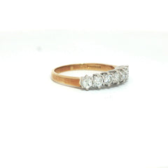 18ct Yellow Gold 0.70ct Seven-Stone Diamond Eternity Ring