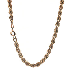 9ct - Pre Owned - Rope Chain - 18" - ( 8.86g )