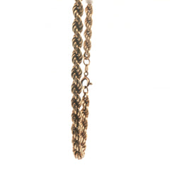 9ct - Pre Owned - Rope Chain - 18" - ( 8.86g )