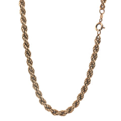 9ct- Pre Owned - Rope Chain - 18" - (11.90g) - Goldbank Jewellers