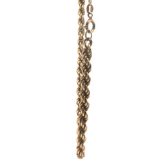 9ct- Pre Owned - Rope Chain - 18" - (11.90g) - Goldbank Jewellers