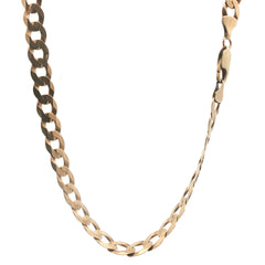 9ct - Pre Owned - Flat Curb Chain - 20" - ( 23.13g )