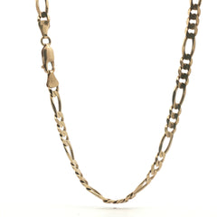 9ct - Pre Owned - Figaro Chain - 20" - ( 22.11g )