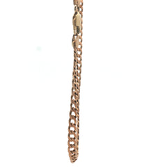 9ct - Pre Owned - Flat Curb Chain - 18" - ( 15.49g )