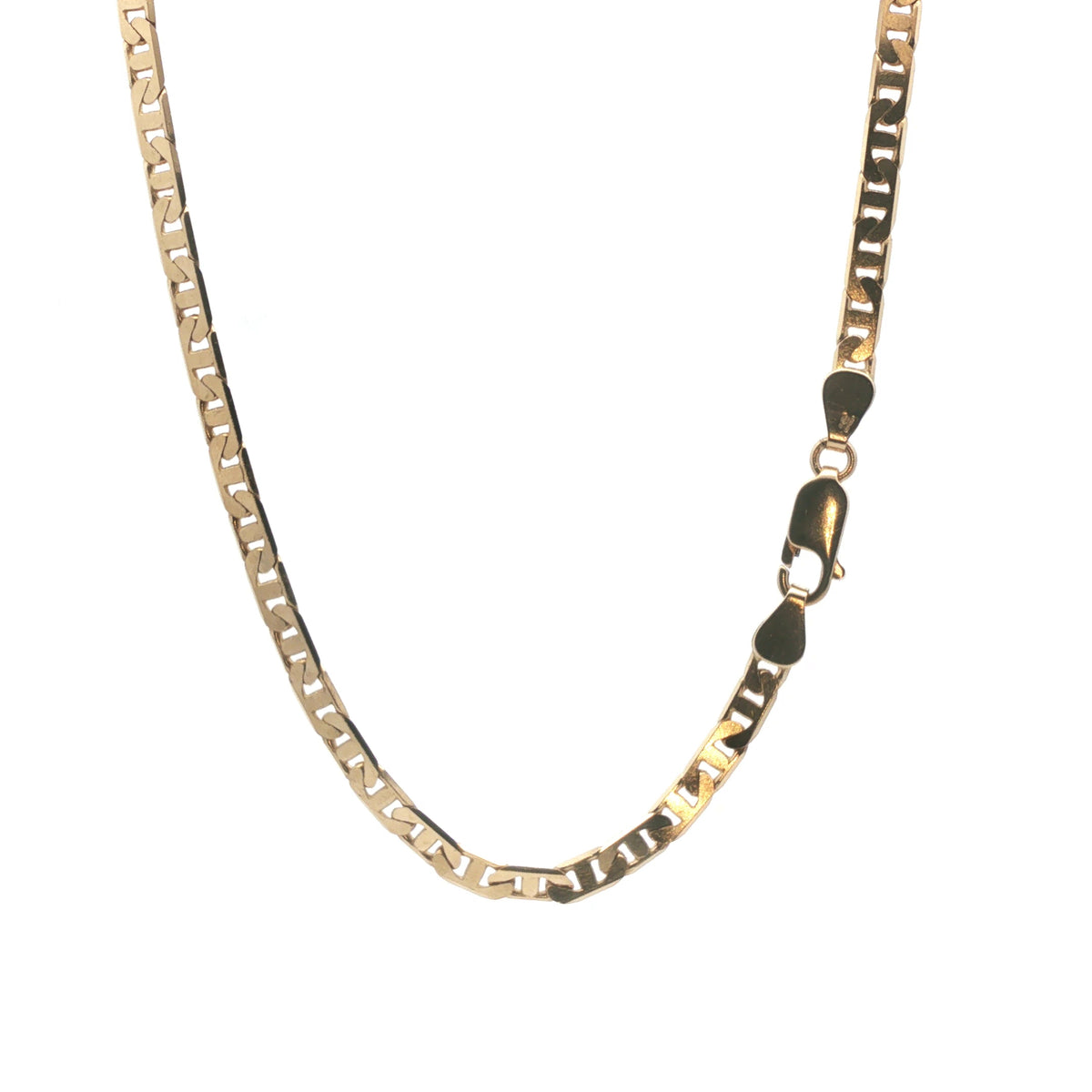 9ct - Pre owned - Anchor chain - 20" - (16.60g) - Goldbank Jewellers