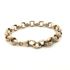 9ct - Pre Owned - Belcher Bracelet - 9" - (21g) - Goldbank Jewellers