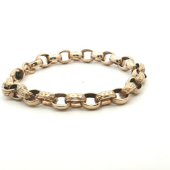 9ct - Pre Owned - Belcher Bracelet - 9" - (21g) - Goldbank Jewellers