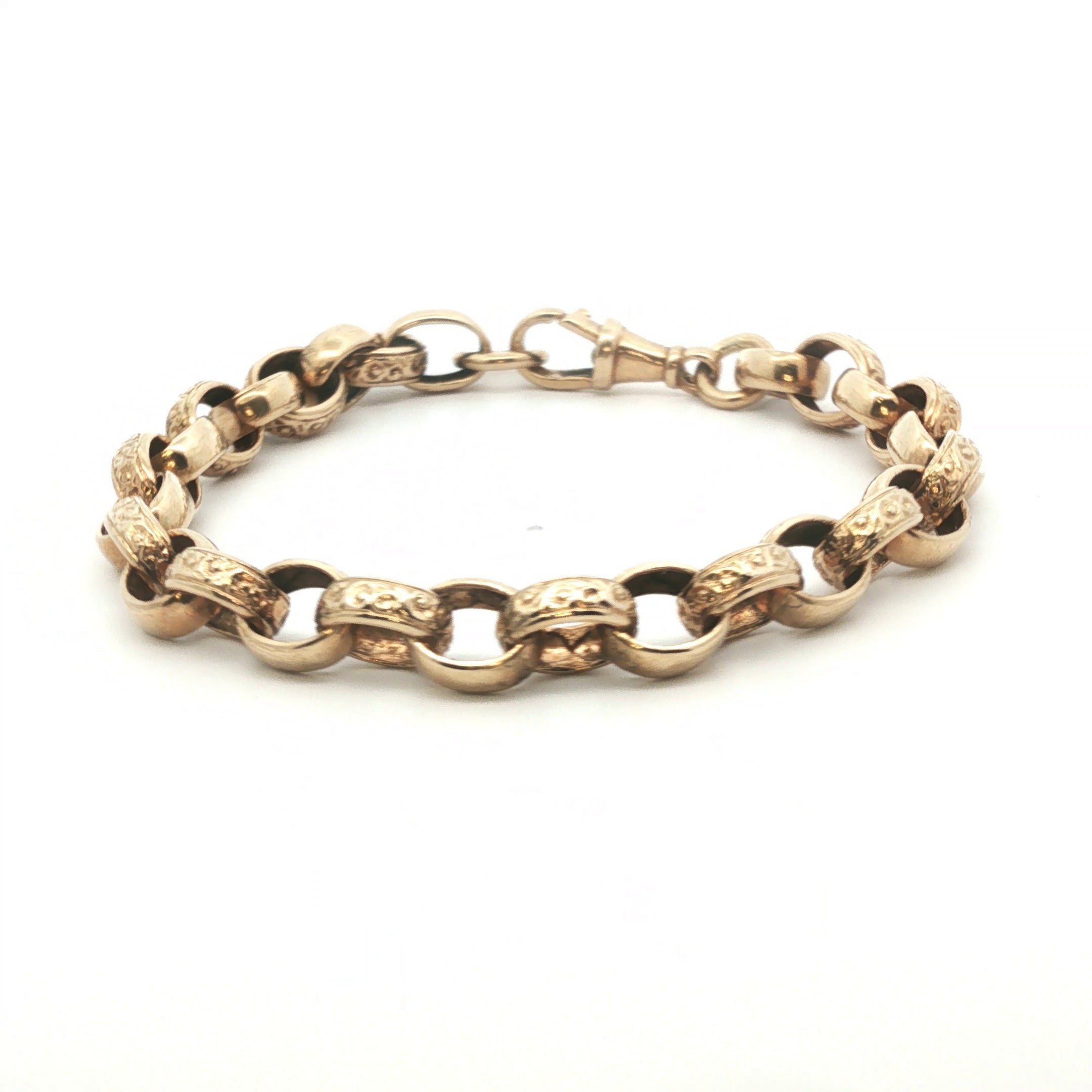 9ct - Pre Owned - Belcher Bracelet - 9" - (21g) - Goldbank Jewellers