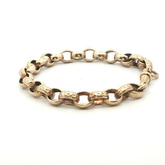 9ct - Pre Owned - Belcher Bracelet - 9" - (21g) - Goldbank Jewellers