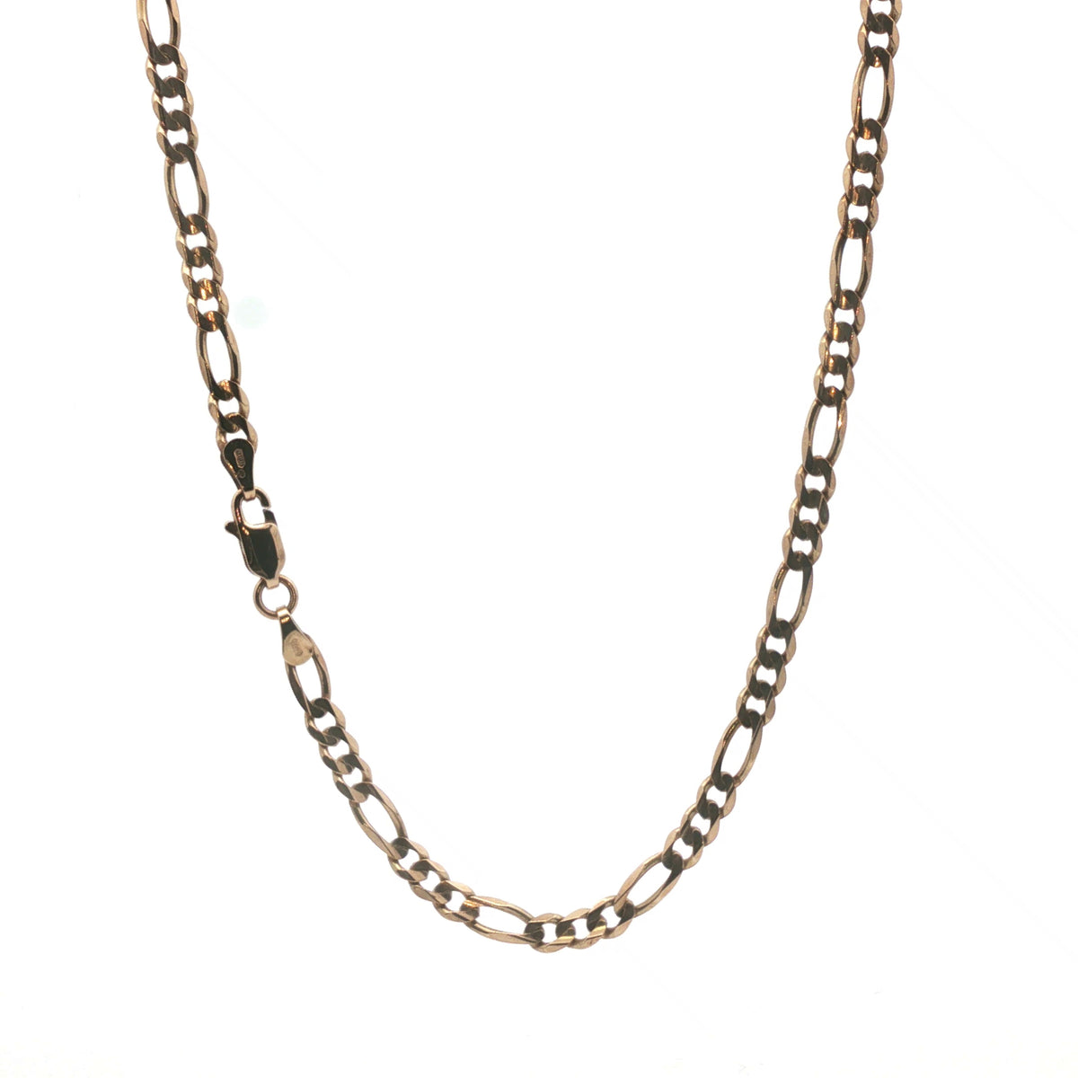 9ct - Pre owned - Figaro chain - 18.5" - (9.53g) - Goldbank Jewellers