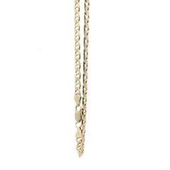 Silver 925/Gold plated - New - Mariner chain - 26" - ( 33.98g) - 6mm