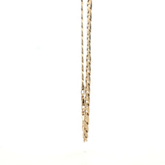 Silver 925/9ct plate - New - Mariner chain - 30" - ( 39.30g) - 6mm