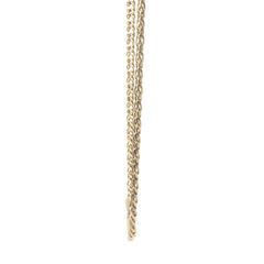 Silver 925/9ct plate - New - Double link curb chain - 30" - ( 22.30g) - 4.5mm