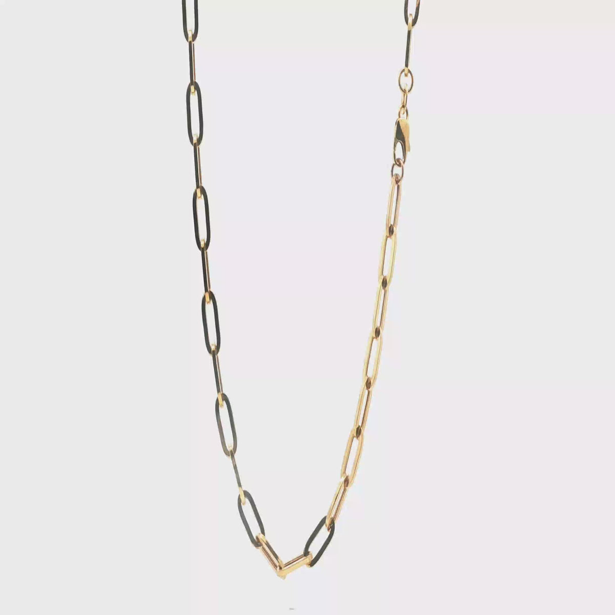 18" - Pre Owned - 9ct - Paperclip Link Chain - ( 8.29g )