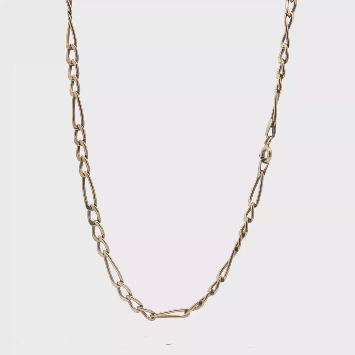 23" - Pre Owned - 9ct - Figaro Link Chain - ( 5.00g )