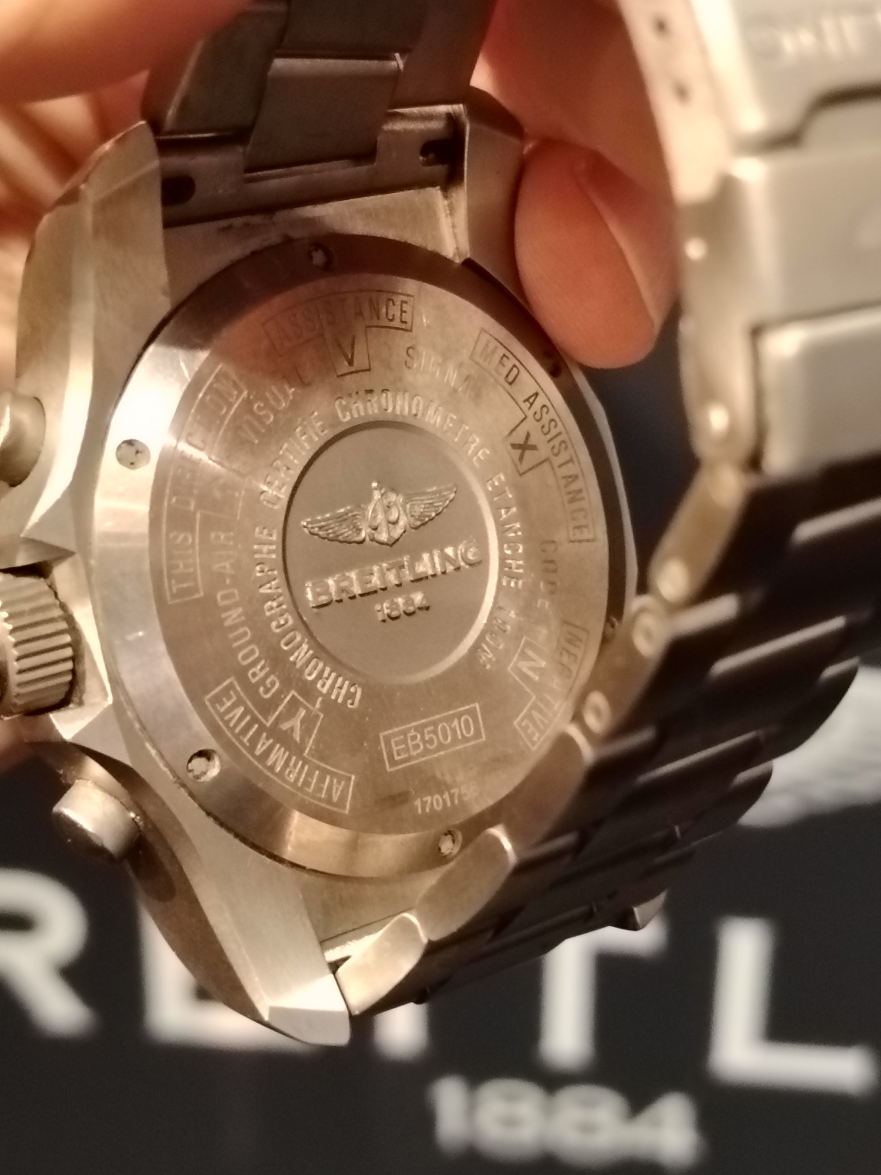 Breitling cockpit titanium